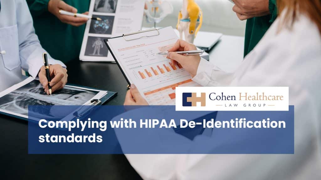 Complying with HIPAA De-Identification Standards