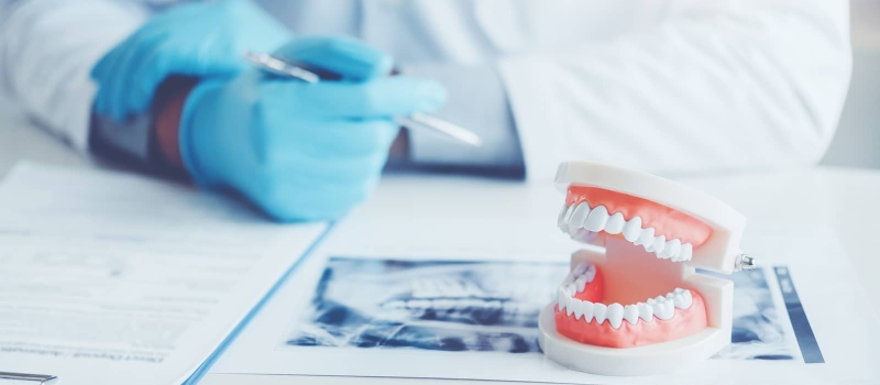 Dentist With Denture